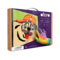 OKTO | DIY 3D Creative Air Dry Clay Kit | Kids Painting by Numbers Coloring Set | PUG DOG | Frame 11.8x11.8 in